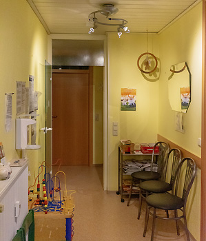 Küche, Büro und Gesprächsraum